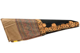 Stole - Black and Golden - KatraBAZAAR