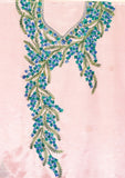 Pink Pure Silk Suit Length - KatraBAZAAR