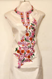 Pure Silk Suit - Pearl White - KatraBAZAAR