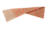 Semi pashmina stole with jari work from Kashmir - KatraBAZAAR
