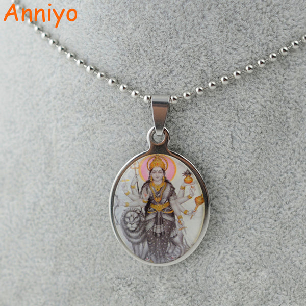 Maa Durga Pendant Chain - KatraBAZAAR