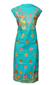 Cyan Suit Length - KatraBAZAAR