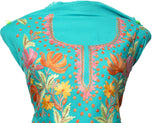 Cyan Suit Length - KatraBAZAAR