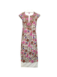 Summer Wear - Suit With A Shape Jaal design - KatraBAZAAR