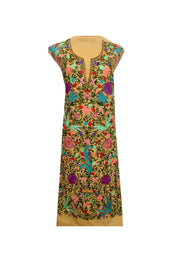 Summer wear - suit with full Jaal design - KatraBAZAAR