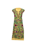 Summer wear - suit with full Jaal design - KatraBAZAAR