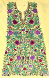 Summer wear - suit with full Jaal design - KatraBAZAAR