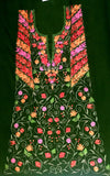 Summer Wear - Green Suit With A Shape Jaal design - KatraBAZAAR