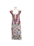 Summer Wear - White Suit With A Shape Jaal design - KatraBAZAAR