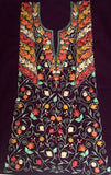 Summer Wear - Maroon  Suit With A Shape Jaal design - KatraBAZAAR