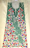 Summer Wear - Pearl white With A Shape Jaal design - KatraBAZAAR