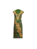 Summer Wear - Green With A Shape Jaal design - KatraBAZAAR