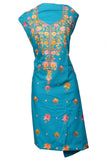 Cyan Suit Length - KatraBAZAAR