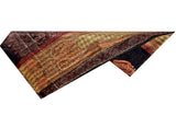 Shawl - Black with Golden Embroidery - KatraBAZAAR
