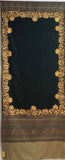Stole - Black and Golden - KatraBAZAAR