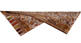 Brown Semi Pashmina Shawl - KatraBAZAAR