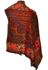 Printed Semi Pashmina Stole - KatraBAZAAR