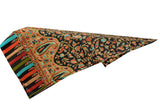 Peacock styled Black Shawl - KatraBAZAAR