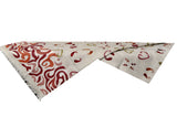 Semi Pashmina White Shawl Embroided with Ari - KatraBAZAAR