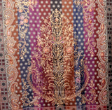 Semi Pashmina Shawl Embroided with Ari - KatraBAZAAR