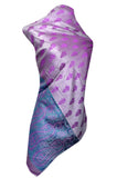 Purple dual side Stole - KatraBAZAAR