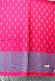 Pink dual side Stole - KatraBAZAAR