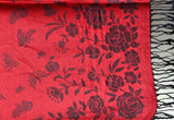 Red dual side Stole - KatraBAZAAR