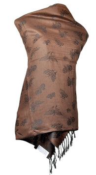 Copper dual side Stole - KatraBAZAAR