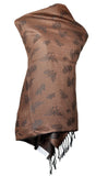 Copper dual side Stole - KatraBAZAAR