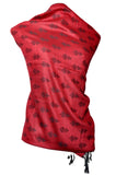 Red dual side Stole - KatraBAZAAR