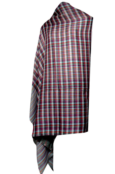 Pashmina Shawl - Check - KatraBAZAAR